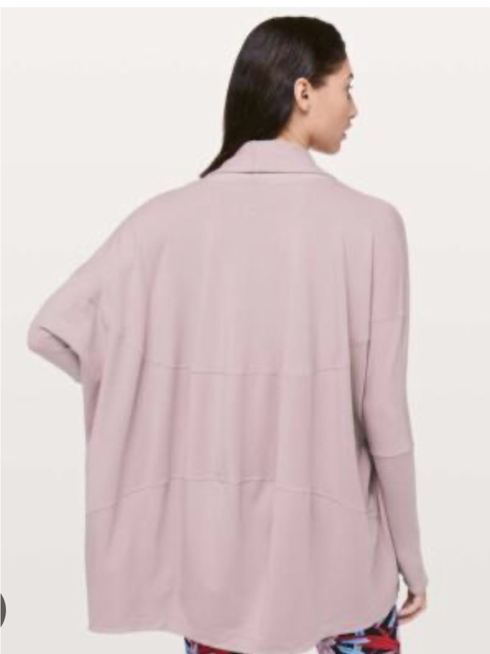 lululemon athletica Draped Open-Front Cardigan - Dusty Pink